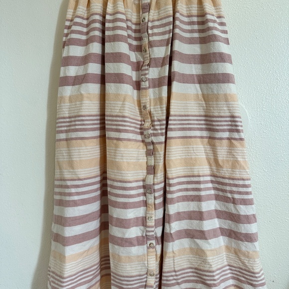 Mara Hoffman Cotton Stripped Button Dress - Picture 10 of 13